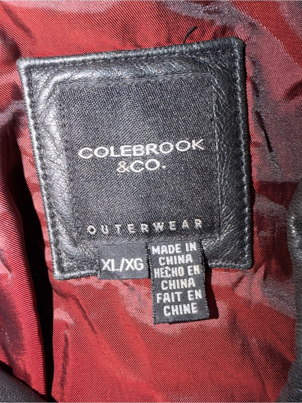 Classic Black Leather Button-Front Jacket - Picture 3 of 3